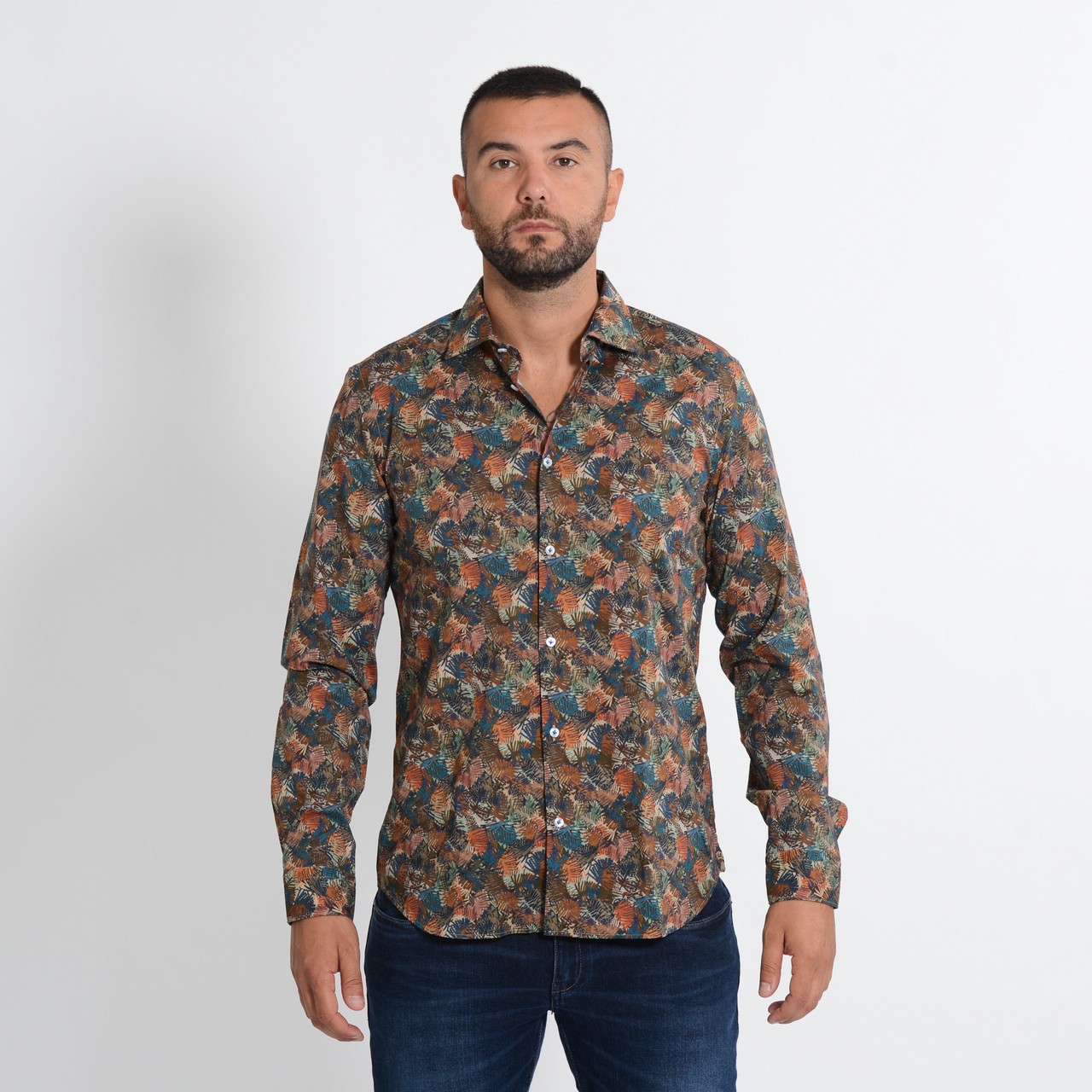 Camicia a  uomo fantasia